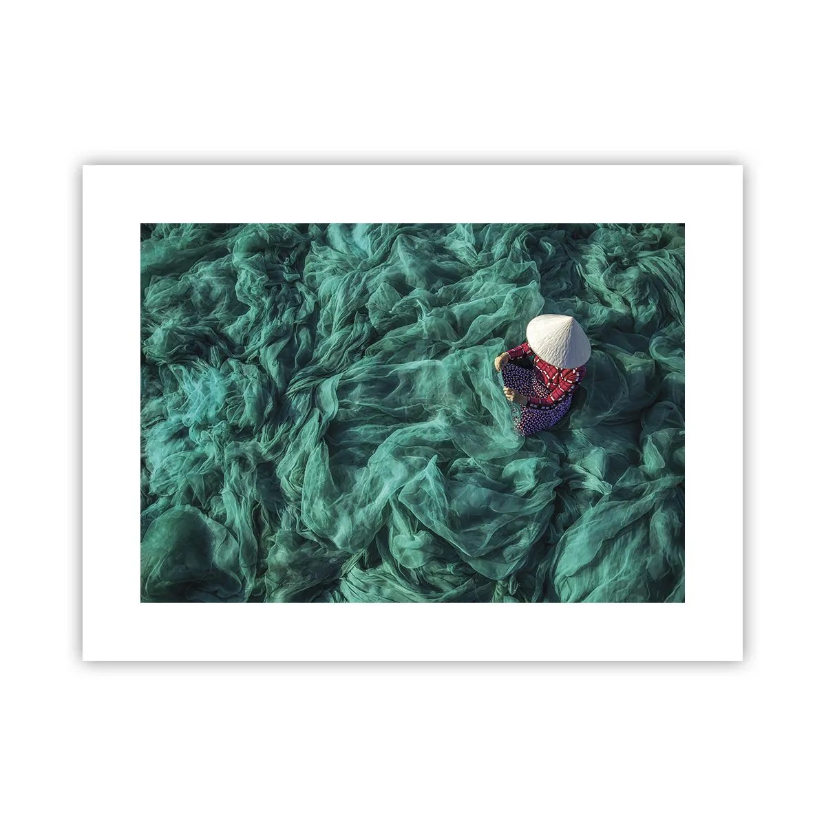 Poster - Nel mare di reti - 40x30 cm