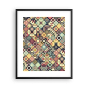 Poster in cornice nera - L'atmosfera del Marocco - 40x50 cm