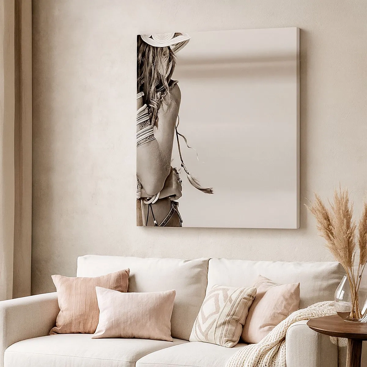 Quadro su tela - Stampe su Tela - Come una ragazza - 30x30 cm