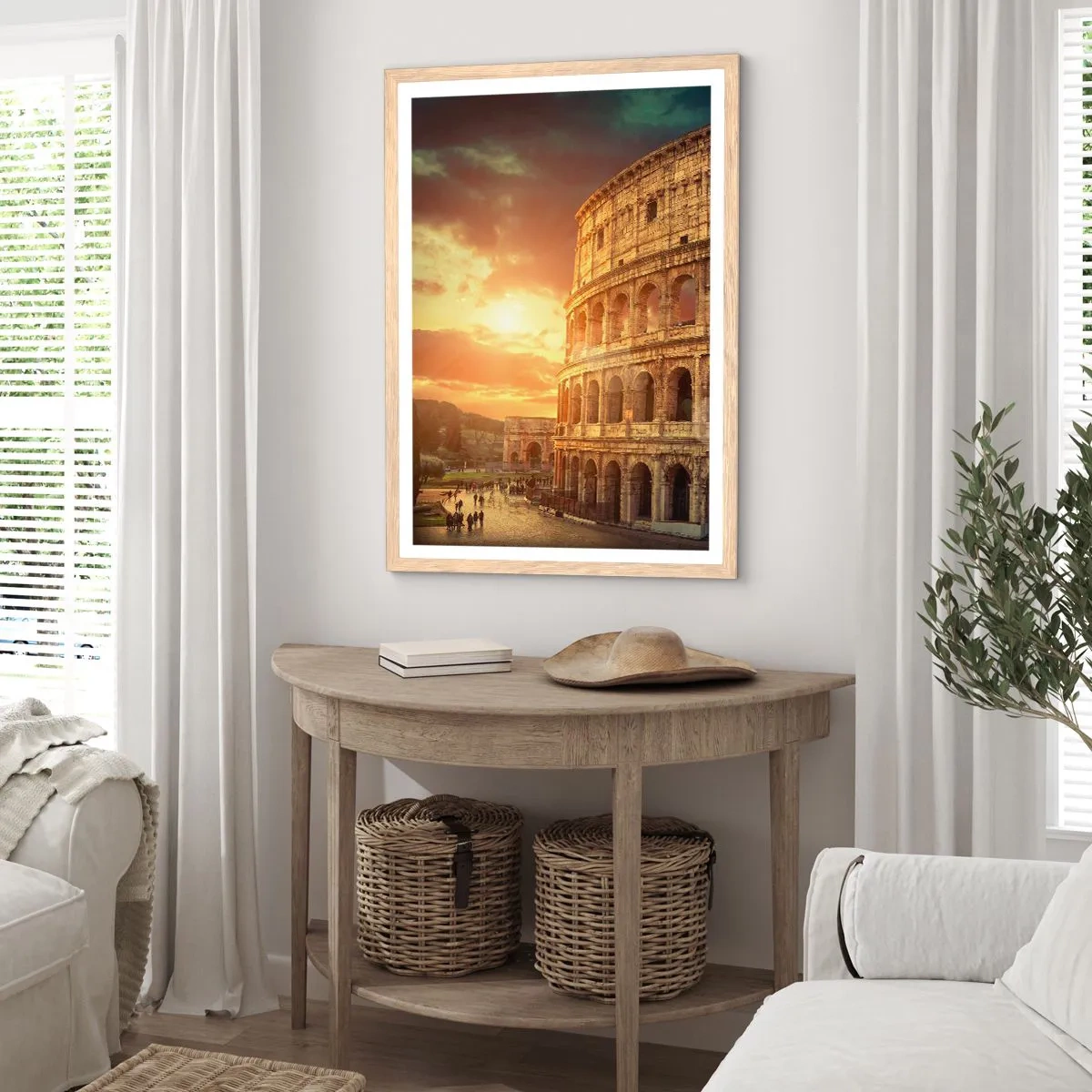 Poster in cornice rovere chiaro - Impressione colossale - 61x91 cm
