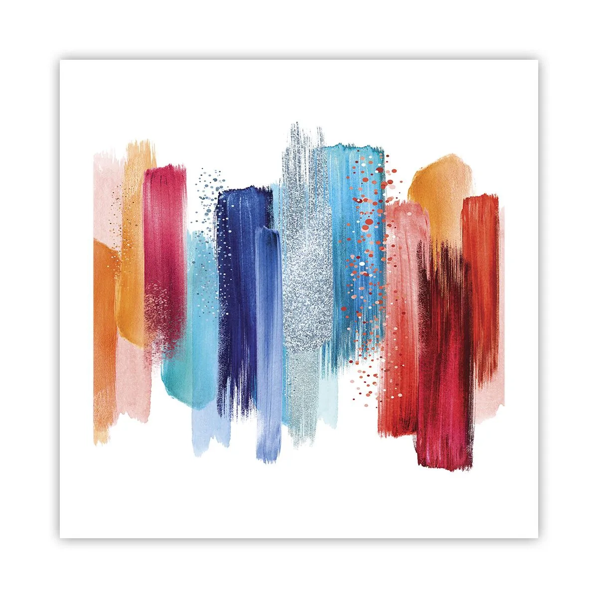 Poster - In alto e in basso - 50x50 cm