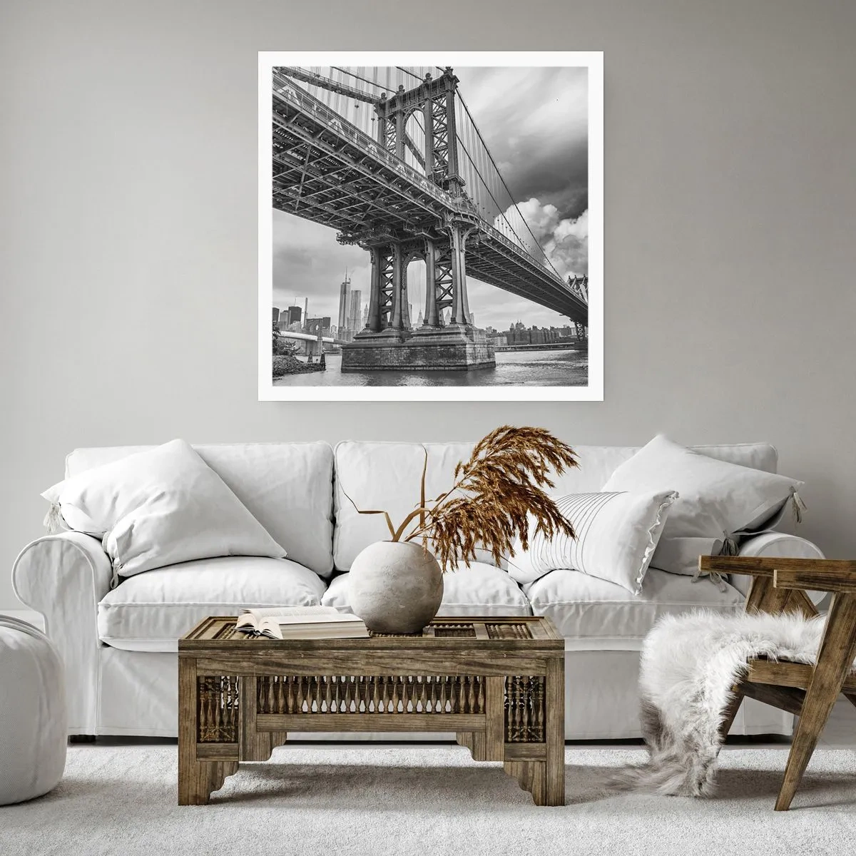 Poster - Verso il cuore della città - 40x40 cm