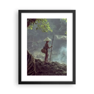 Poster in cornice nera - In armonia con la natura - 30x40 cm