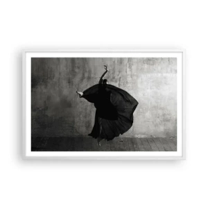 Poster in cornice bianca - Fasce piene di passione - 91x61 cm