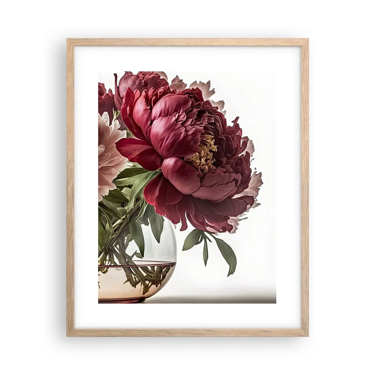 Poster in cornice rovere chiaro - Bellezza in piena fioritura - 40x50 cm