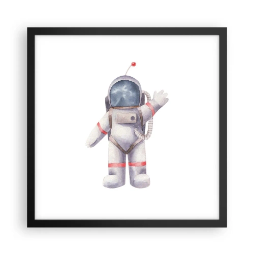 Poster in cornice nera - Ci vediamo! - 40x40 cm