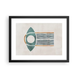 Poster in cornice nera - Segni e rituali - 40x30 cm