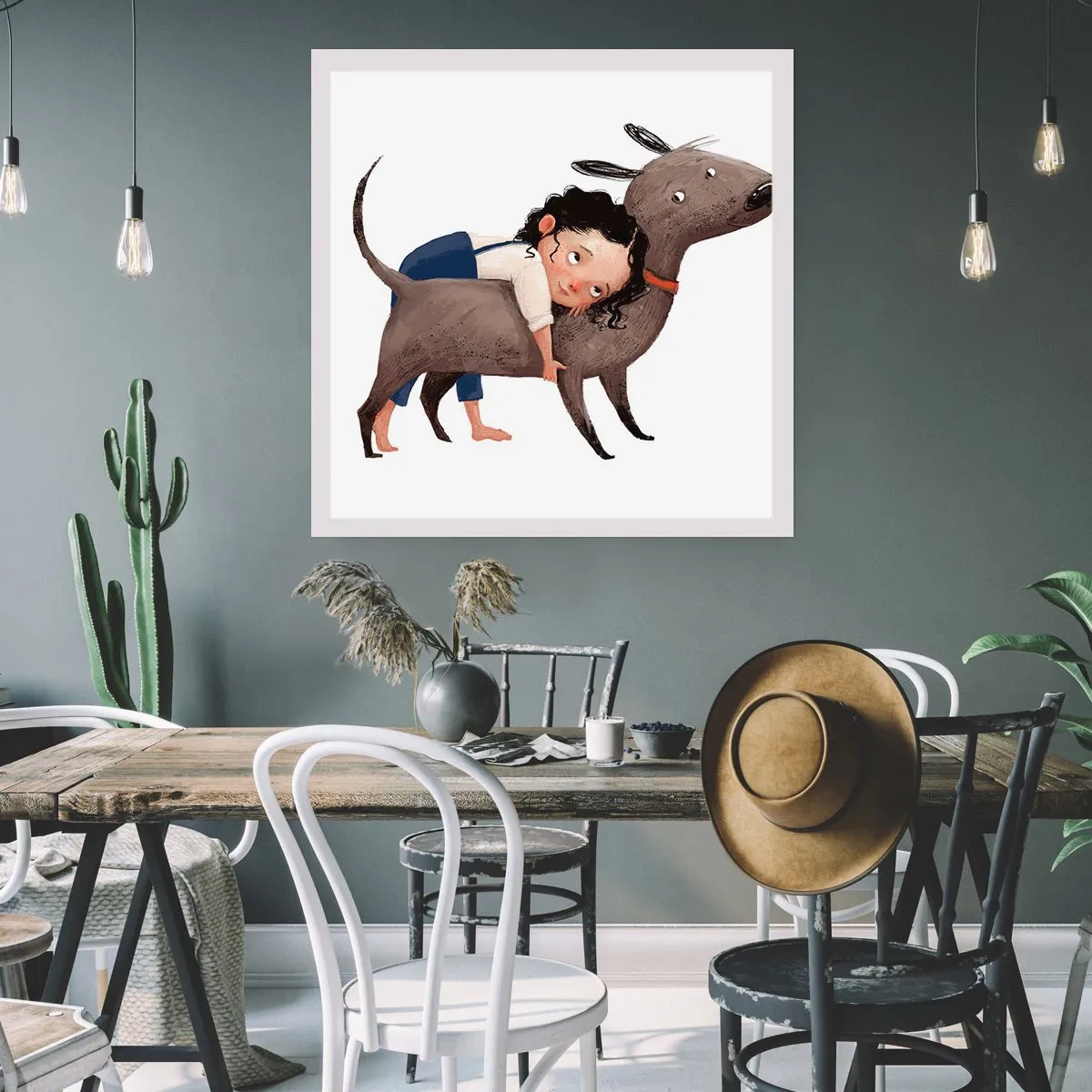 Poster - I migliori amici - 50x50 cm