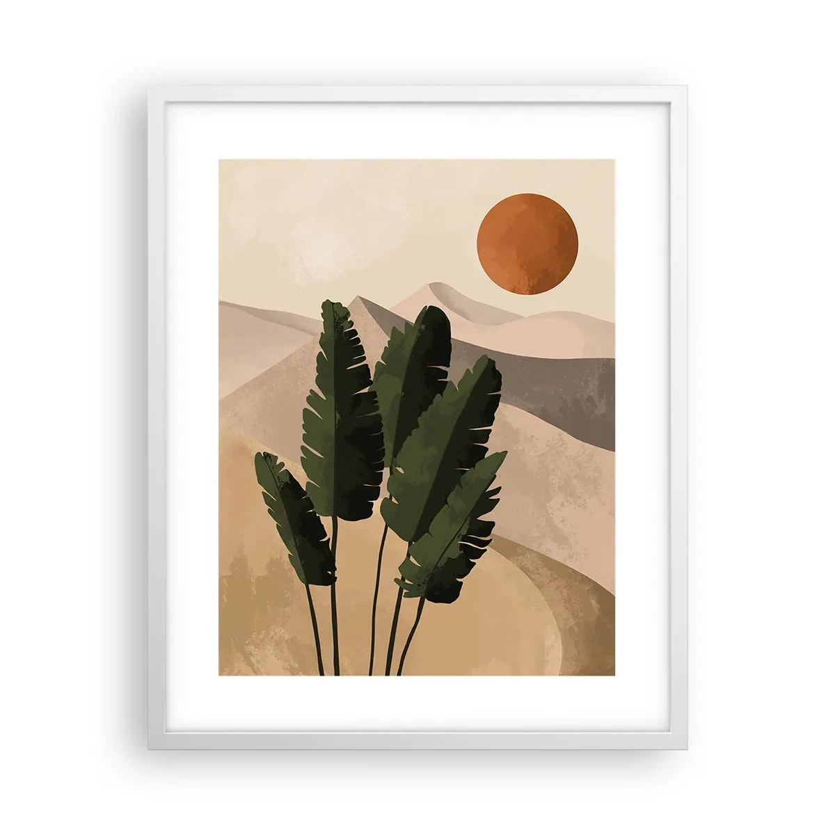 Poster in cornice bianca - Il trionfo della vita - 40x50 cm