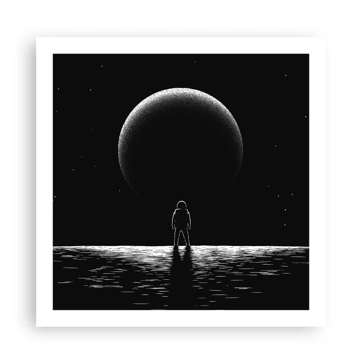 Poster - Faccia a faccia - 60x60 cm