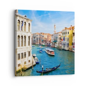 Quadro su tela - Stampe su Tela - Una circolazione stradale unica al mondo - 30x30 cm