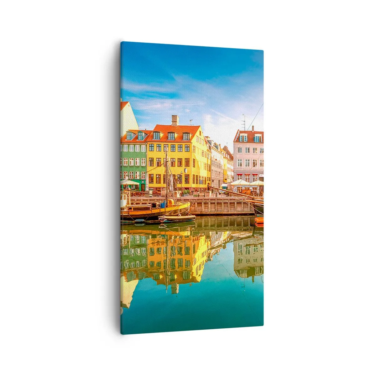 Quadro su tela - Stampe su Tela - Sull'acqua liscia come uno specchio - 55x100 cm