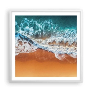 Poster in cornice bianca - Sempre in coppia - 60x60 cm