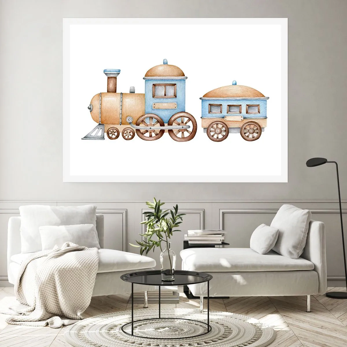 Poster - Fermo alla stazione... - 40x30 cm
