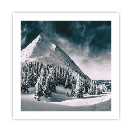 Poster - Il paese della neve e del ghiaccio - 50x50 cm