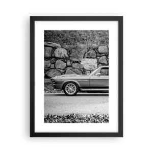 Poster in cornice nera - La leggenda degli anni '60 - 30x40 cm