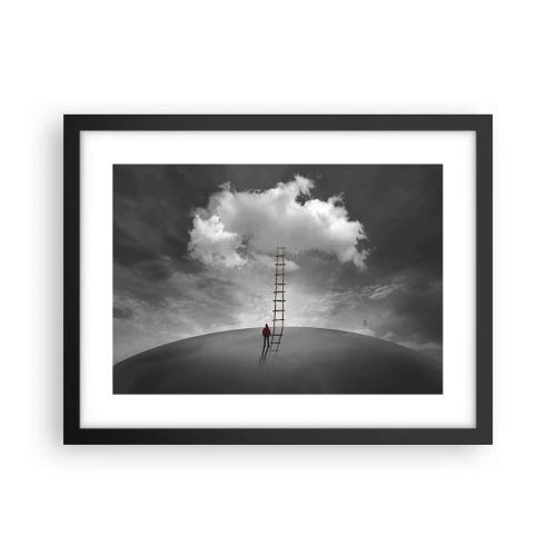 Poster in cornice nera - Tutto è possibile - 40x30 cm