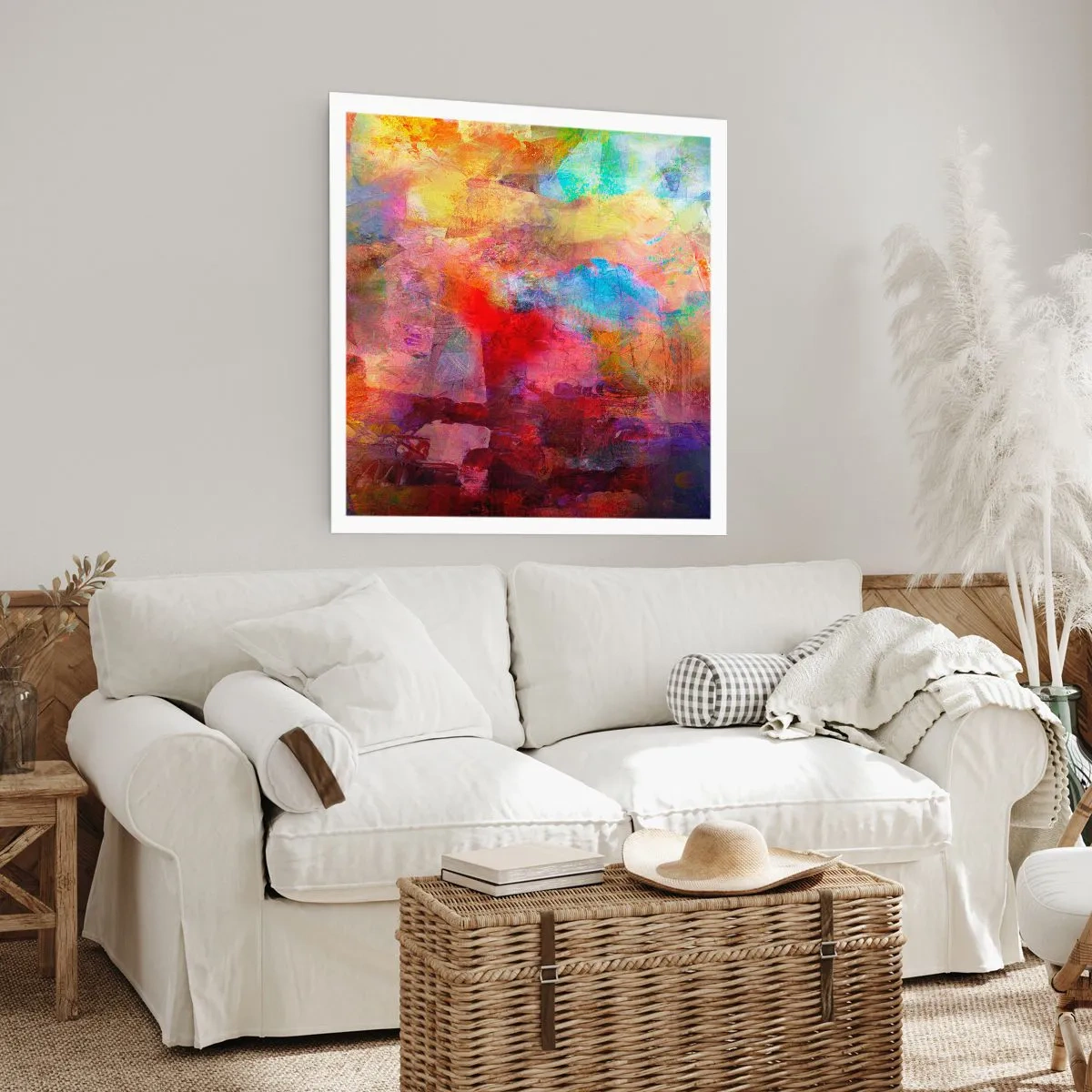 Poster - Guardando dentro all'arcobaleno - 60x60 cm