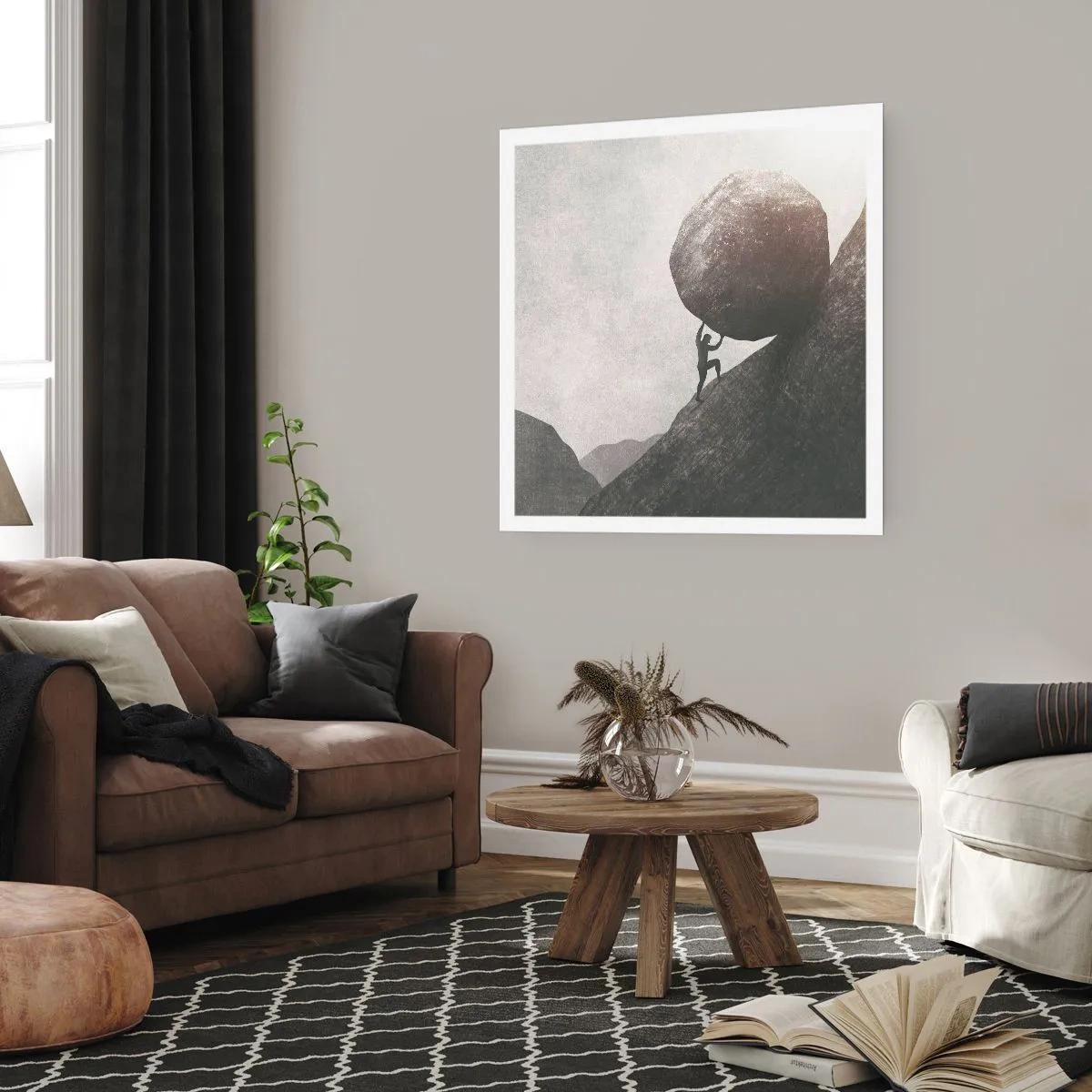 Poster - Credo contro ogni speranza - 60x60 cm