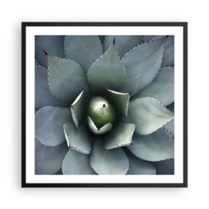 Poster in cornice nera - Adesca e minaccia - 60x60 cm