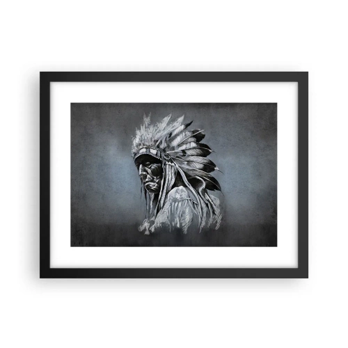 Poster in cornice nera - Ritorno alle radici - 40x30 cm