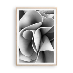 Poster in cornice rovere chiaro - Avviene nello spazio - 70x100 cm