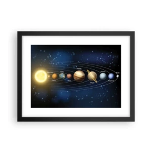 Poster in cornice nera - Uno su dieci - 40x30 cm