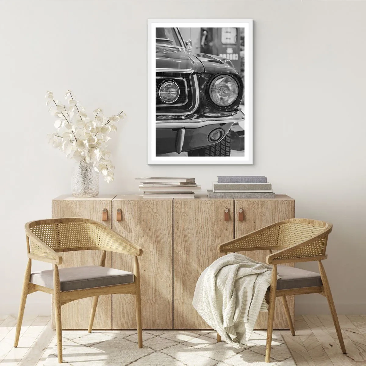 Poster in cornice bianca - A rotta di collo - 30x40 cm