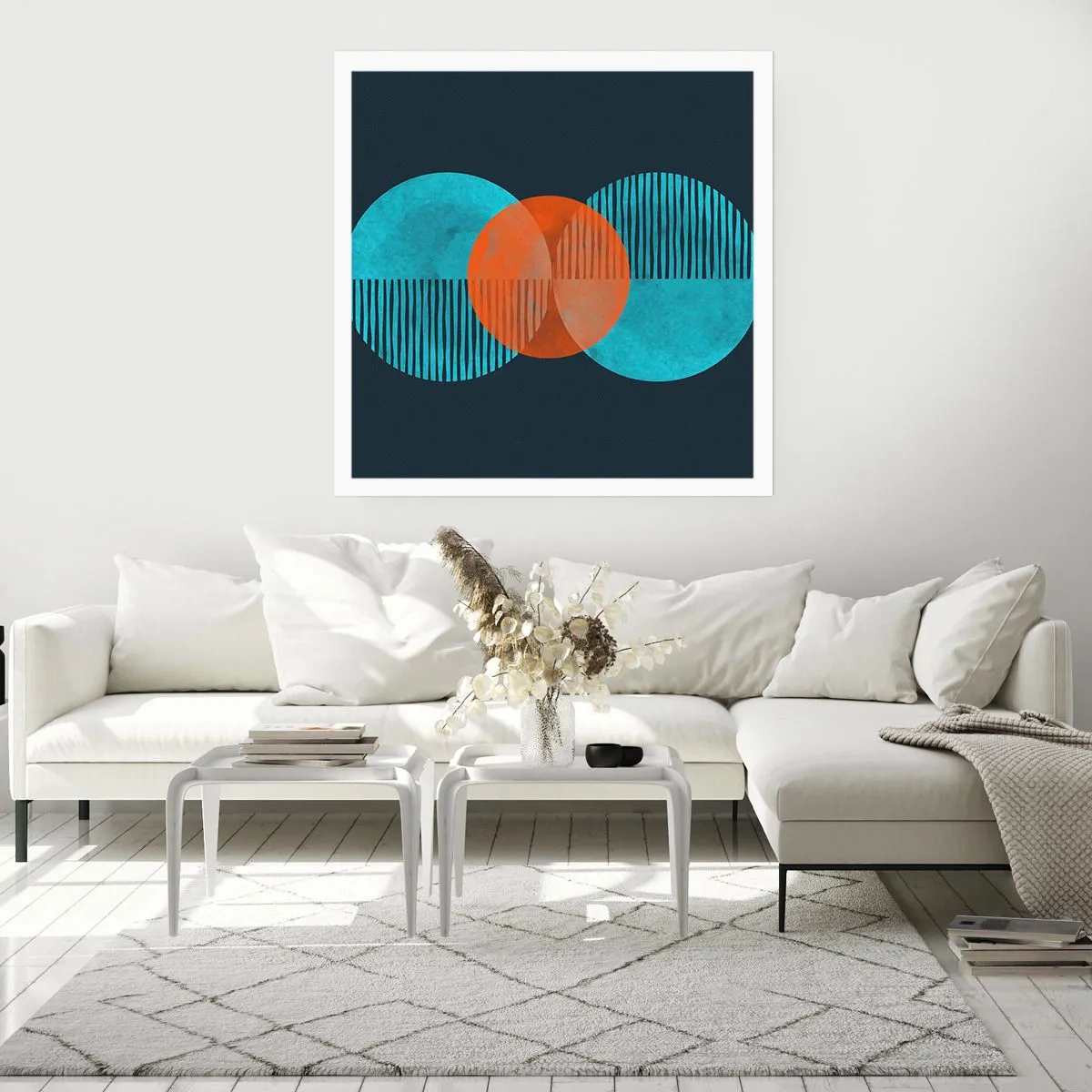 Poster - Composizione simmetrica - 40x40 cm
