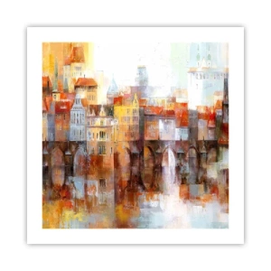 Poster - Anche sotto il ponte è bello - 50x50 cm