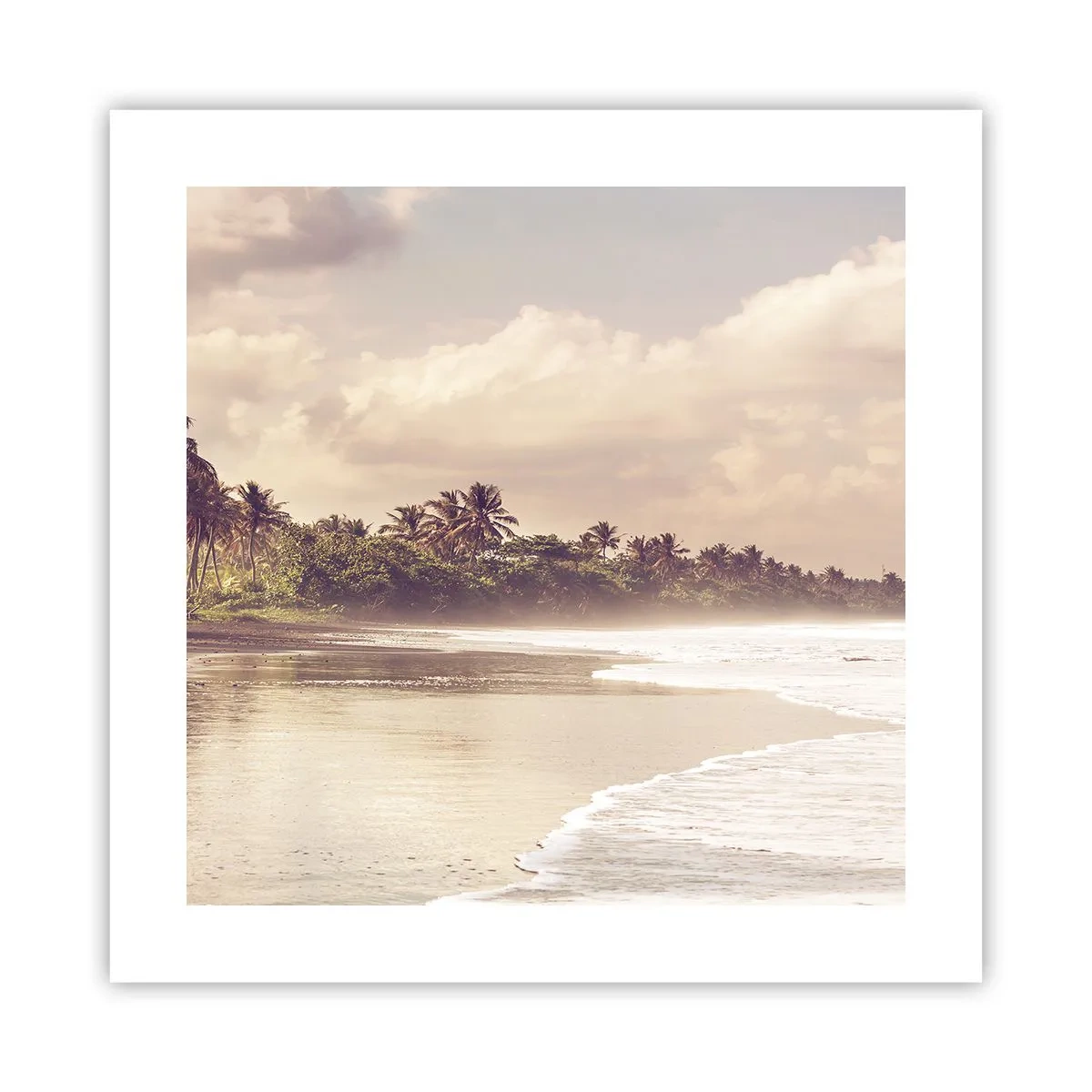 Poster - La carezza delle onde - 40x40 cm