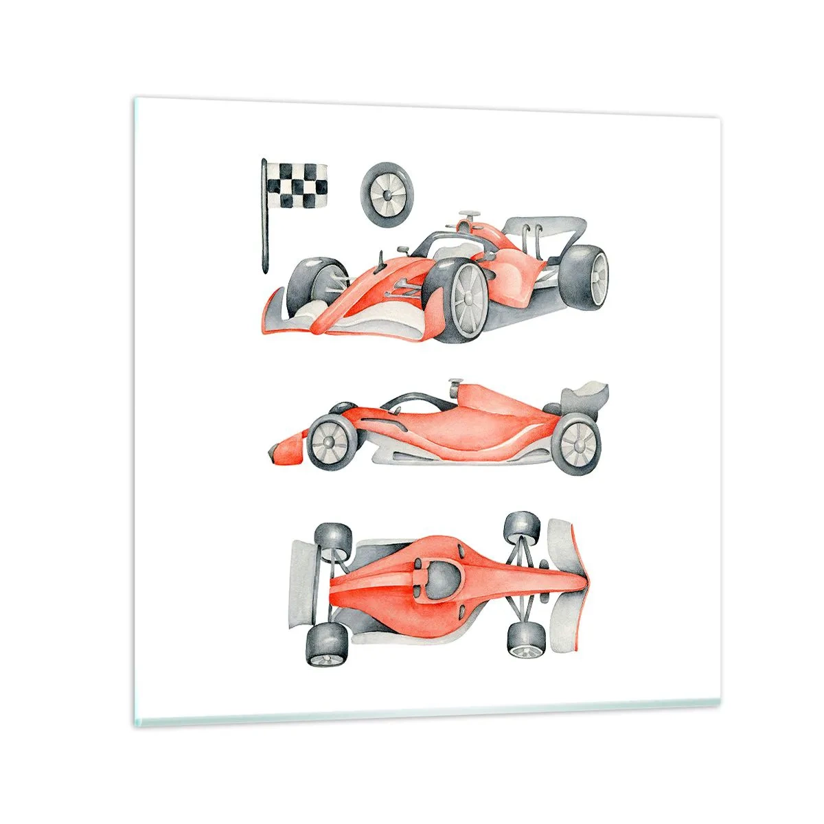 Quadro su vetro - Inseguendo i sogni - 50x50 cm