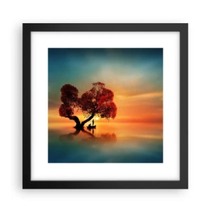 Poster in cornice nera - Gli esiliati e il silenzio fuori dal mondo - 30x30 cm