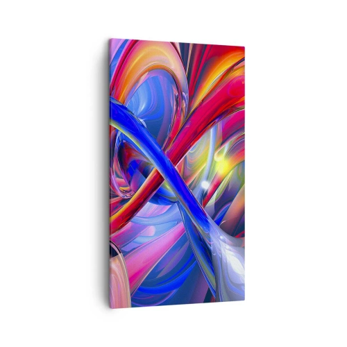 Quadro su tela - Stampe su Tela - La danza dei colori - 45x80 cm