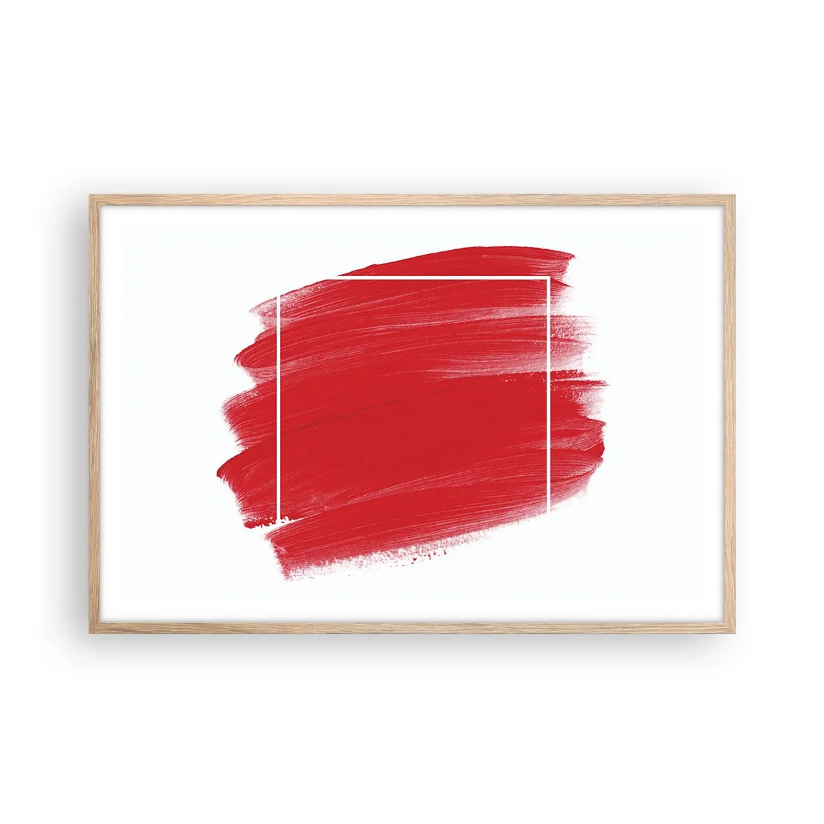 Poster in cornice rovere chiaro - Fuori dagli schemi - 91x61 cm