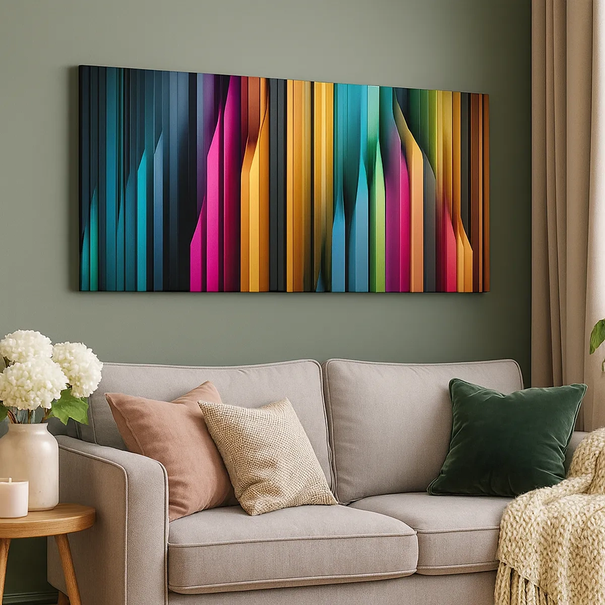 Quadro su tela - Stampe su Tela - Organi di luce - 30x30 cm