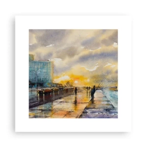 Poster - Vita sulla costa - 30x30 cm