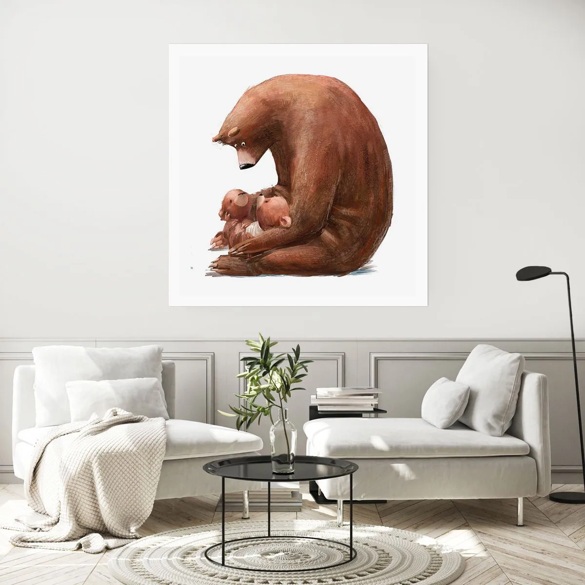 Poster - Sogni d'oro, bambini - 50x50 cm