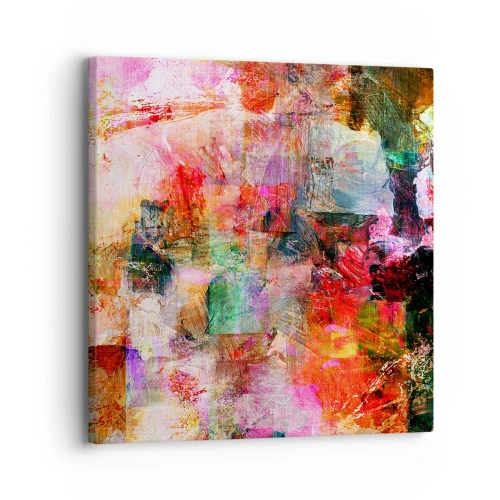 Quadro su tela - Stampe su Tela - Viaggio attraverso le rose - 30x30 cm
