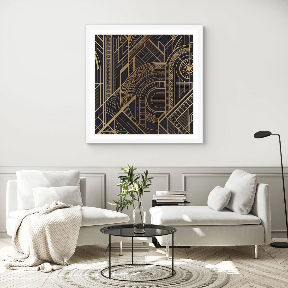 Poster in cornice bianca - Concetti, idee, progetti - 50x50 cm