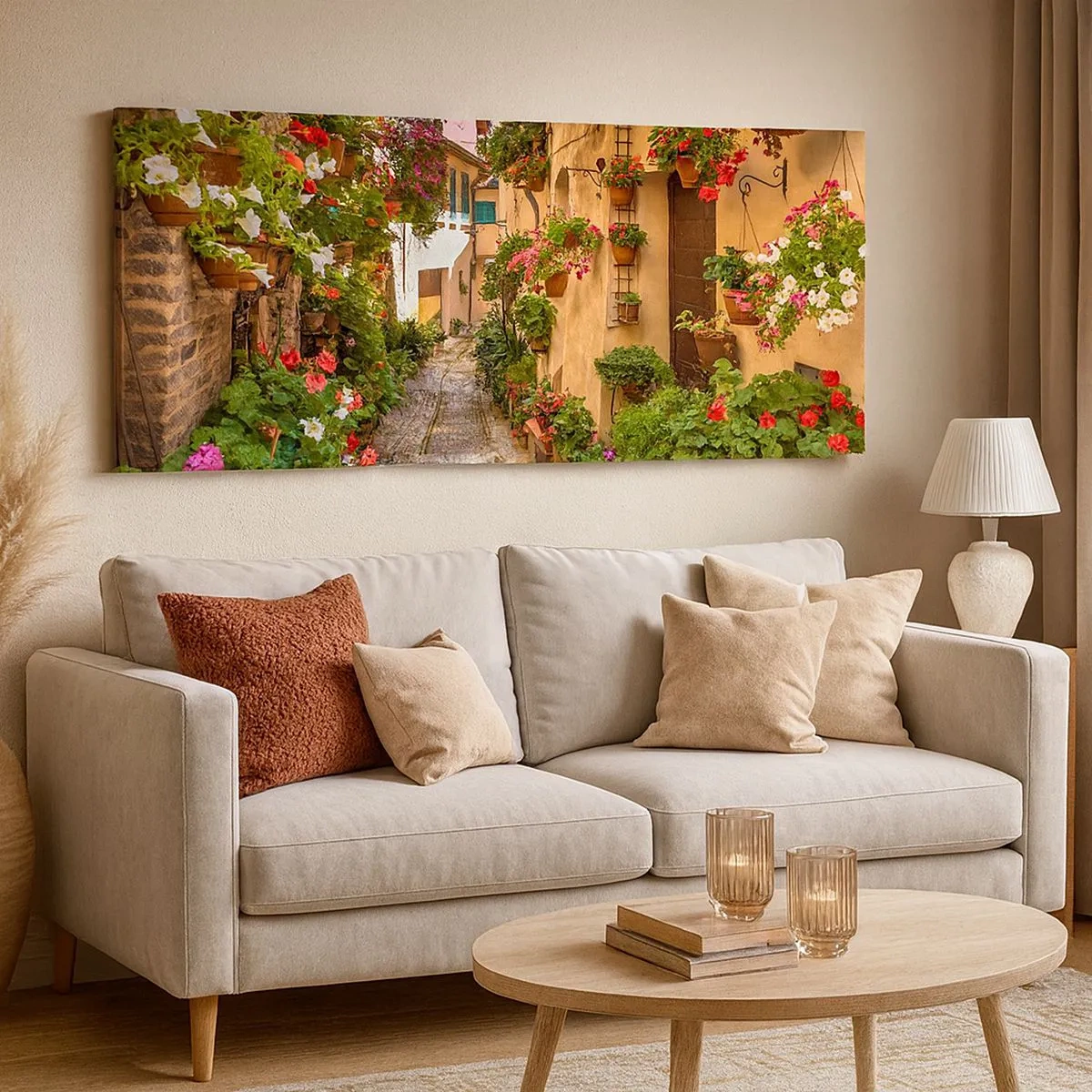 Quadro su tela - Stampe su Tela - Angolo italiano - 100x40 cm