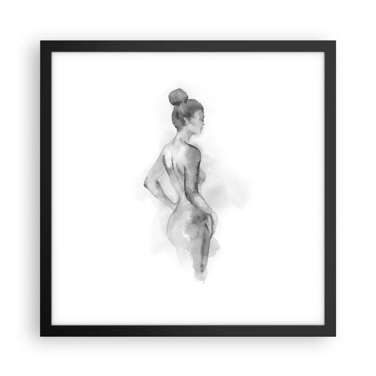 Poster in cornice nera - Bella come un quadro - 40x40 cm