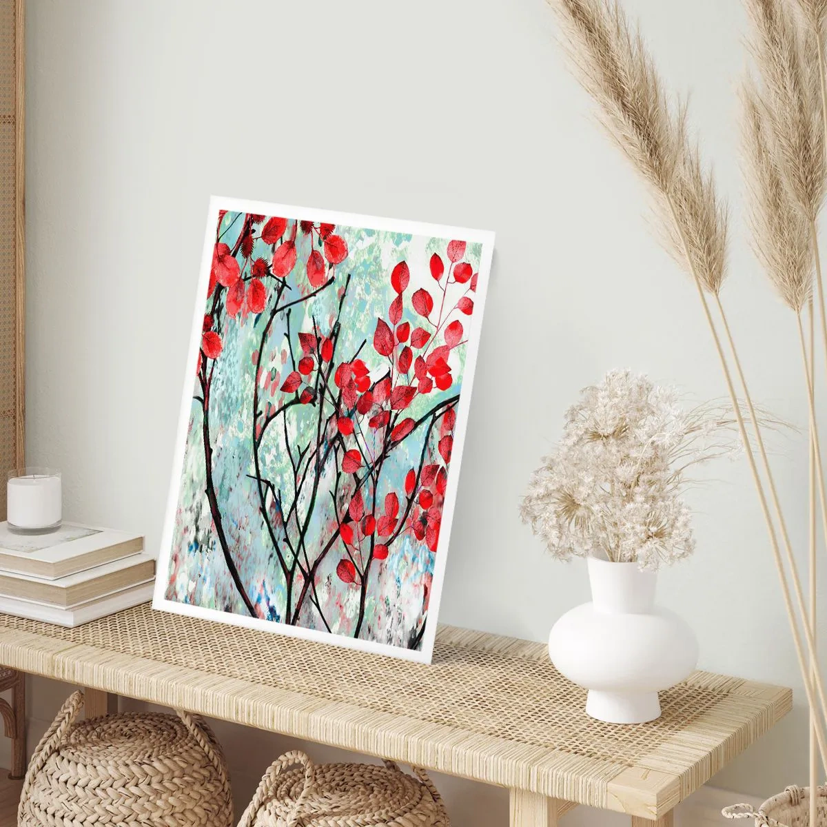 Poster - Albero in scarlatto - 70x100 cm