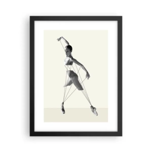 Poster in cornice nera - Nel teatro del mondo - 30x40 cm