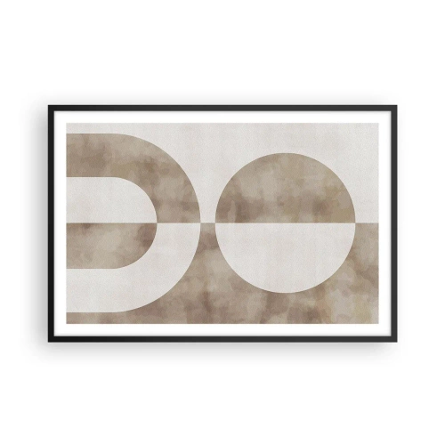 Poster in cornice nera - Analogie e differenze - 91x61 cm