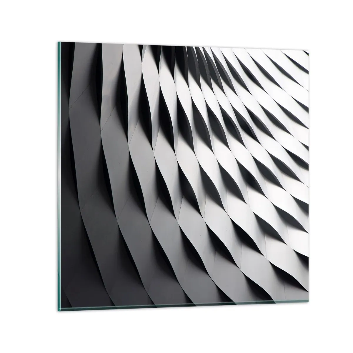 Quadro su vetro - Sulla cresta dell'onda - 30x30 cm