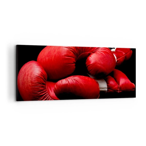 Quadro su tela - Stampe su Tela - Dopo le emozioni del combattimento - 100x40 cm