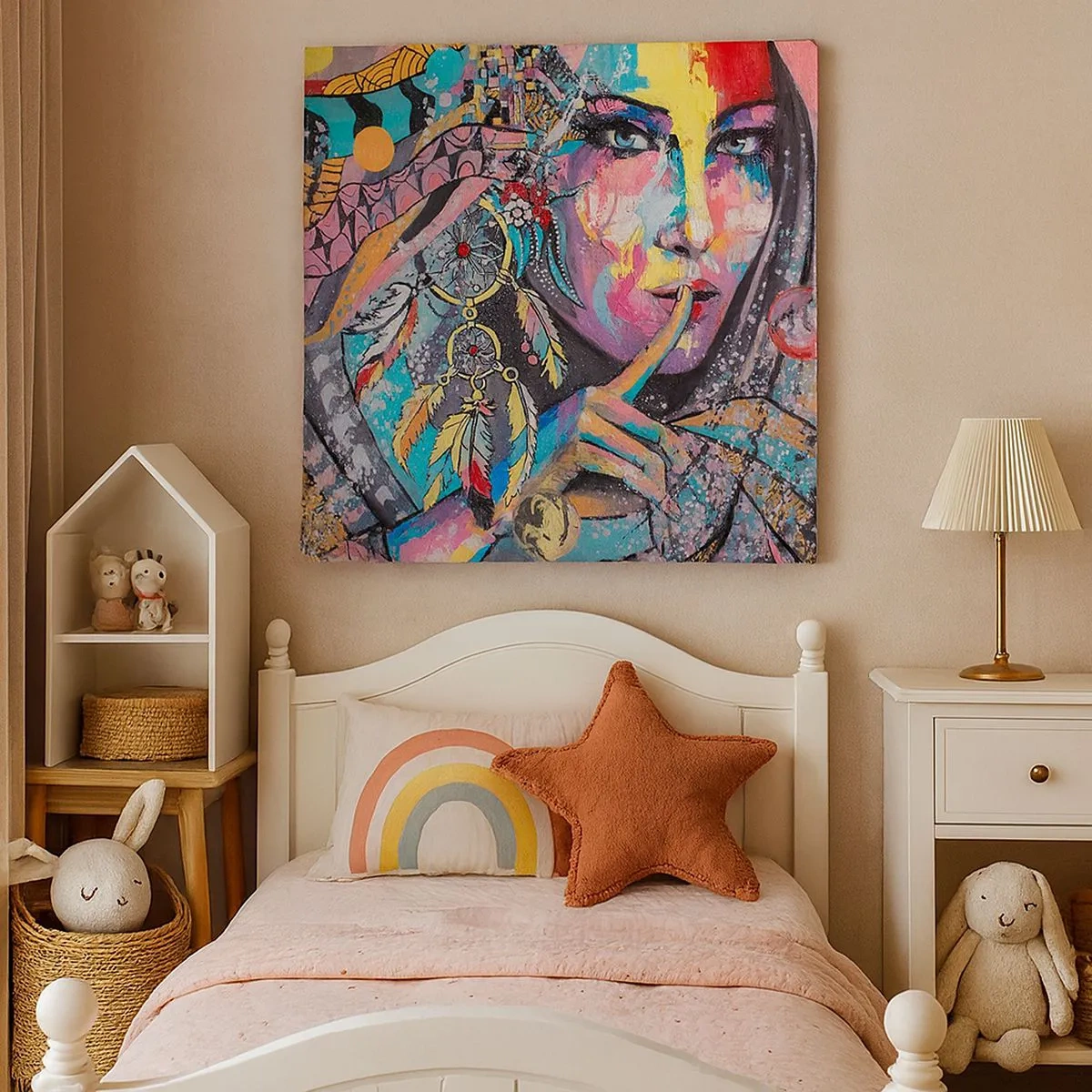 Quadro su tela - Stampe su Tela - Taci, finché capirai - 30x30 cm