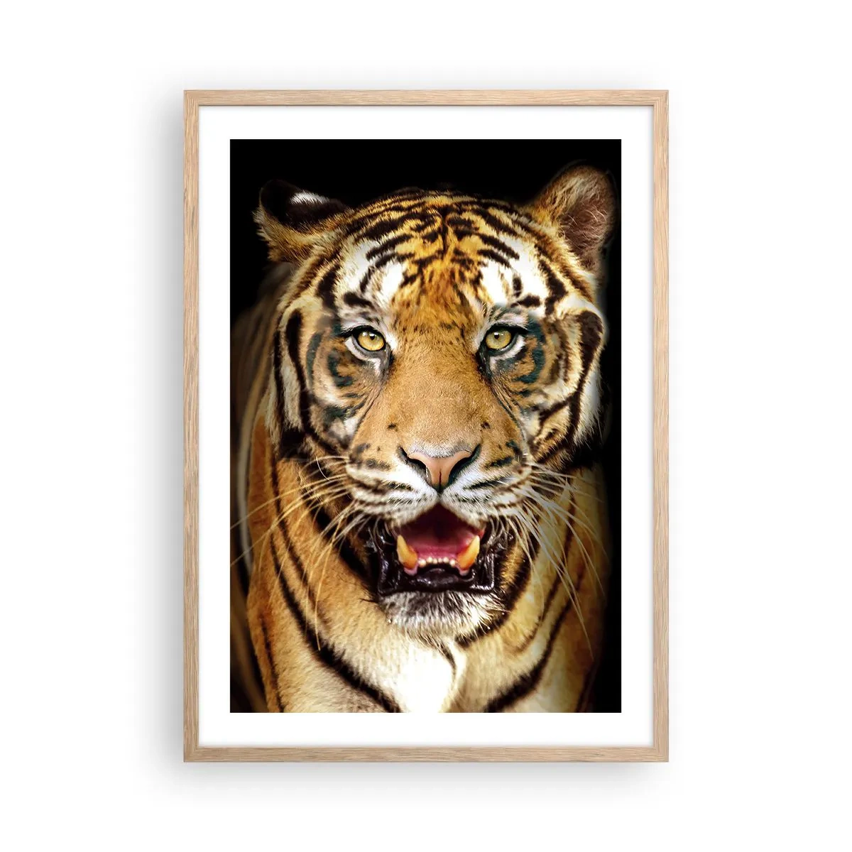 Poster in cornice rovere chiaro - Cuore selvatico - 50x70 cm