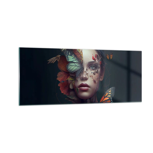 Quadro su vetro - Metamorfosi fantastica - 100x40 cm